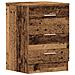 Comodino Legno Antico 38x35x55 Cm In Legno Multistrato - Foto miniatura 2