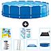 Piscina Fuori Terra - In Giro - 457x457x122 Cm - Blu - Include Accessori Coordinati Cb50 - Foto miniatura 1