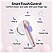Cuffie Wireless Con Microfono E Controllo Touch Rosa - Foto miniatura 3