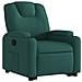 Poltrona Alzapersona Reclinabile Verde Scuro in Tessuto - Foto miniatura 4