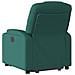 Poltrona Alzapersona Reclinabile Verde Scuro in Tessuto - Foto miniatura 5