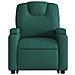 Poltrona Alzapersona Reclinabile Verde Scuro in Tessuto - Foto miniatura 9