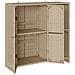 Armadio per stoccaggio  Beige 100x36x102 cm in Rattan - Foto miniatura 4
