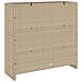 Armadio per stoccaggio  Beige 100x36x102 cm in Rattan - Foto miniatura 7