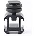 Mini Supporto A Slitta A Tre Teste In Lega Di Alluminio Per Microfono E Luci Led - Foto miniatura 5