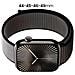 Bracciale Sportivo Per Apple Watch 44 / 45 / 46 / 49mm In Nylon Tessuto Velcro, Grigio Scuro - Foto miniatura 2