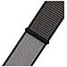 Bracciale Sportivo Per Apple Watch 44 / 45 / 46 / 49mm In Nylon Tessuto Velcro, Grigio Scuro - Foto miniatura 3