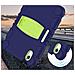 Custodia Per Ipad Mini 6 8.3"" Con Supporto E Alloggiamento Per Stilo Blu Navy - Foto miniatura 2