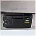 Organizzatore In Pelle Per Aletta Parasole Auto: Portaoggetti Multifunzionale Per Occhiali, Banconote E Cd - Foto miniatura 3