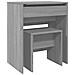 Toeletta e Sgabello Grigio Sonoma 60x40x113,5 cm - Foto miniatura 1