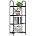 Libreria Rovere nero 60 x 30 x 146 cm Legno multistrato - Foto miniatura 3