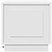 Armadio da Notte con Bianco 44 x 34.5 x 45 cm Legno multistrato - Foto miniatura 6
