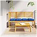 Cuscino per seduta pallet 4 pcs Blu reale 40 x 40 x 8 cm - Foto miniatura 2