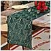Elegante Runner Da Tavola Con Albero Di Natale E Accenti In Lamina D'oro Per Decorazioni Festive Green M - Foto miniatura 6