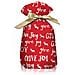 Sacchetti Di Natale Rossi - Sacchetti Regalo Condivisione Gioia 12x17cm (confezione Da 50) Con Coulisse - Foto miniatura 3