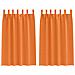 Tende con tende 2 pcs Arancione Vivo Poliestere - Foto miniatura 1