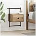 Armadio da Notte 2 pcs Rovere artigianale 35 x 30 x 51 cm - Foto miniatura 2