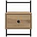 Armadio da Notte 2 pcs Rovere artigianale 35 x 30 x 51 cm - Foto miniatura 7