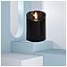 Candela Led Senza Fiamma Serie Magic Black (7,5cm Diametro, 10cm Altezza) - A Batteria - Foto miniatura 3