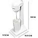 Macchina Per Milkshake 450 Ml 100 W Veloce E Compatta, Bianco - Foto miniatura 2