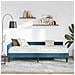 Struttura Letto Angolare con Materasso Altro 2 pcs Blu Velluto - Foto miniatura 3