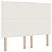Testiera LED con luci a strisce a LED Crema 144 cm Poliestere - Foto miniatura 1