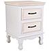 Tavolo In Legno Bianco 37x33,5x53h - Foto miniatura 1