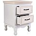Tavolo In Legno Bianco 37x33,5x53h - Foto miniatura 4