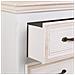 Tavolo In Legno Bianco 37x33,5x53h - Foto miniatura 6