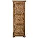 Armadio Artigianale In Legno Marrone, 53x40x149h Cm - Foto miniatura 4