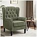 Sedia design minimalista, unisce comfort e stile per un ambiente moderno, Colore Verde - Foto miniatura 7
