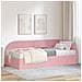 Struttura Letto Angolare con Materasso 2 pcs Grigio Velluto - Foto miniatura 2