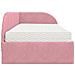Struttura Letto Angolare con Materasso 2 pcs Grigio Velluto - Foto miniatura 8