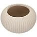 Vaso Decorativo Vkh829-beige-poliresina-35x35x18 Cm - Foto miniatura 2