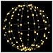 Palla con 160 LED Bianco caldo 50,5 x 50,5 x 52 cm Metallo - Foto miniatura 4
