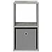 Comodino con cassetto 2 pcs Grigio cemento 30,5 x 27 x 59,5 cm - Foto miniatura 6