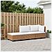 3 pz Set Lounge in Rattan con Cuscini GENDT Rattan naturale - Foto miniatura 3