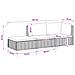 3 pz Set Lounge in Rattan con Cuscini GENDT Rattan naturale - Foto miniatura 6