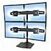 DS100 - Supporto per 4 Monitor fino a 24" - Nero - Foto miniatura 5