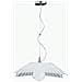 I-ISIDE / S45 - Lampadario a sospensione bianco con raggi 60 watt E27 - Foto miniatura 4