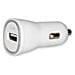 IUSB2-CAR2-2A1P - Caricatore da Auto 1p USB con uscita 5V / 2.4Ah Bianco - Foto miniatura 1
