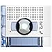 Frontale A / v Grandangolare 2 Pulsanti Su Colonna Doppia Finitura Allwhite - Foto miniatura 1