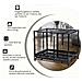 Gabbia Box Per Cani Con Rotelle 92x62x75cm - Foto miniatura 5