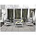 Set Divani Da Giardino Con Tavolino In Alluminio Grigio Chiaro Salerno - Foto miniatura 28