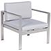 Set Divani Da Giardino Con Tavolino In Alluminio Grigio Chiaro Salerno - Foto miniatura 32