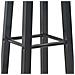 Sgabelli Da Bar 2 Pz Neri In Mdf - Foto miniatura 5