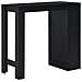 Tavolo da Bar con Ripiano Nero 110x50x103 cm - Foto miniatura 4