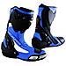 Stivale Scarpa Calzatura Pelle Moto Race Racing Sport Pista Tecnico Blu 40 - Foto miniatura 1