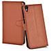 Custodia Compatibile Con Htc Desire 820 In Marrone Pastello - Coperchio Protettiva Con Chiusura Magnetica, Funzione Stand E Tasca Per Le Carte - Foto miniatura 13