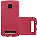 Custodia Compatibile Con Motorola Moto Z2 Play In Frosty Rosso - Hard Case Coperchio Protettivo In Frosted Look Contro I Graffi E Gli Urti - Foto miniatura 1